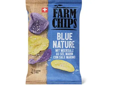 Farm Chips · Blue Nature · sans gluten 150g