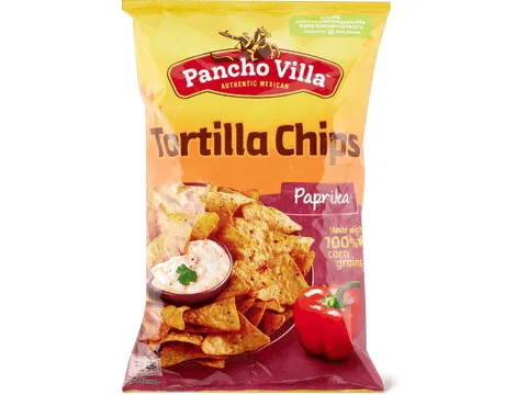 Pancho Villa · Tortilla Chips · Paprika 200g