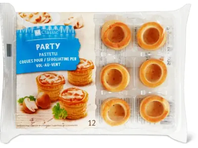 M-Classic · Coques pour vol-au-vent Party 72g