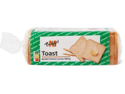 M-Budget · Pain de mie · foncé, végétalien 560g