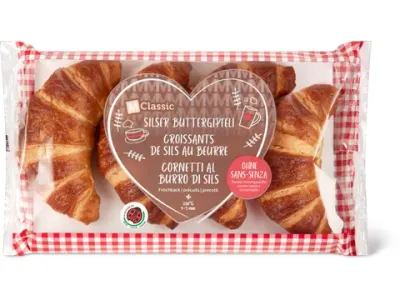 M-Classic · Croissant de Sils au beurre · précuits 180g