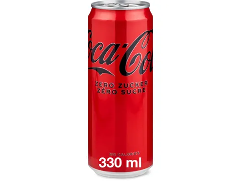 Coca-Cola · Canette Zéro · Sans sucre ajouté 330ml