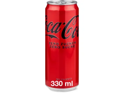 Coca-Cola · Canette Zéro · Sans sucre ajouté 330ml