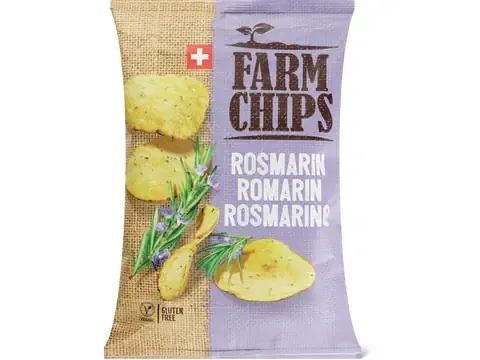 Farm Chips · Romarin · sans gluten 150g