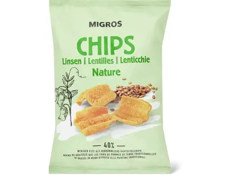 Chips de lentilles · Nature 90g