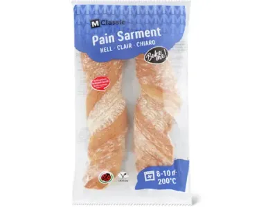 M-Classic · Pain Sarment · IP-SUISSE, clair 300g