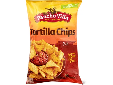 Pancho Villa · Tortilla Chips · Chili 200g