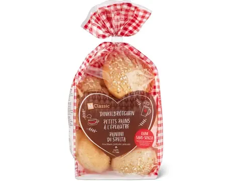 M-Classic · Petits pains à l’épeautre · précuits 300g