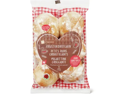M-Classic · Petits pains croustillants · IP-SUISSE, précuits 300g