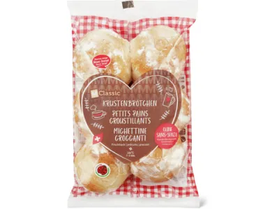M-Classic · Petits pains croustillants · IP-SUISSE, précuits 300g