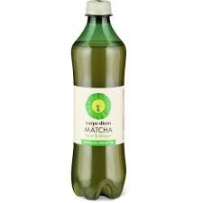 Carpe Diem · Matcha · Pear &amp; Ginger, Sparkling Green Tea, végétalien 500ml