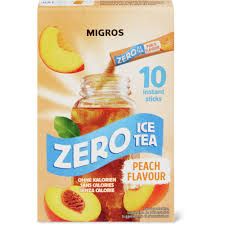 Ice Tea Peach Zero · Thé froid en poudre 10x2.3g