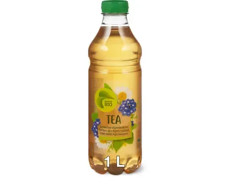 Thé froid · Bio, Herbes des Alpes suisses 1l