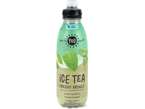 You · Ice Tea · Thé blanc menthe, végétalien 500ml