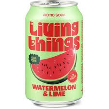 Living Things · Watermelon · Soda prébiotique 330ml