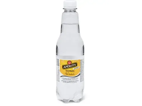 Apéritiv · Tonic Water Zero · Limonade à l’arôme de citron et de limette, avec quinine, Sans sucre ajouté 500ml