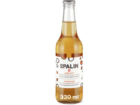 Opalin · Abricot · Bio, Limonade galvanisante et naturelle 330ml