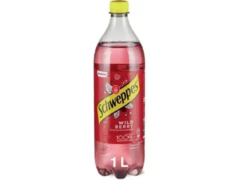 Schweppes · Wild Berry · faible en calories 1l