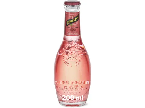 Schweppes · Selection Tonic &amp; Hibiscus · sans alcool 200ml
