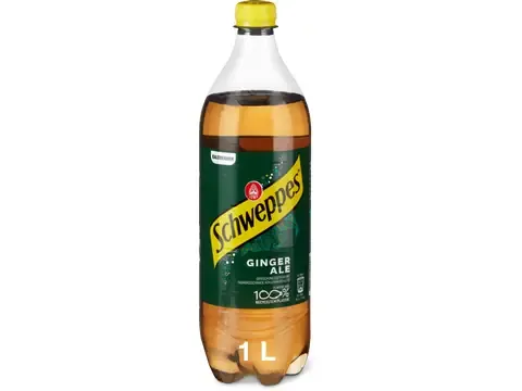 Schweppes · Indian Tonic · faible en calories, au goût de gingembre 1l