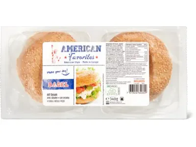 American Favorites · Bagels · au sésame 340g