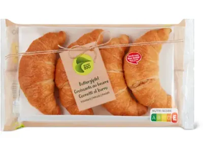 Croissants au beurre · Bio 180g