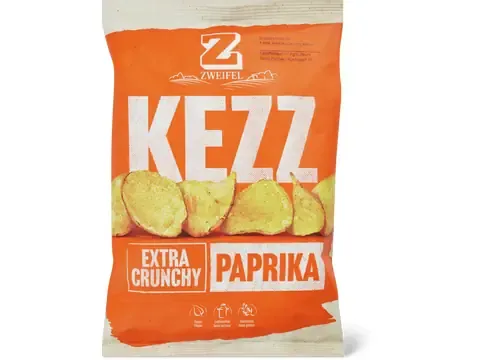 Zweifel Kezz · Kessel-Chips · Orignal paprika 110g