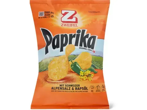Zweifel Original · Chips · Paprika 280g