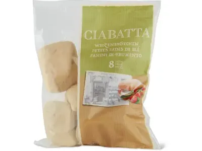 Ciabatta · Petit pain au froment 560g