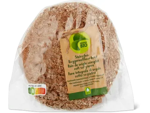 Pain de seigle complet cuit sur pierre · Bio 500g