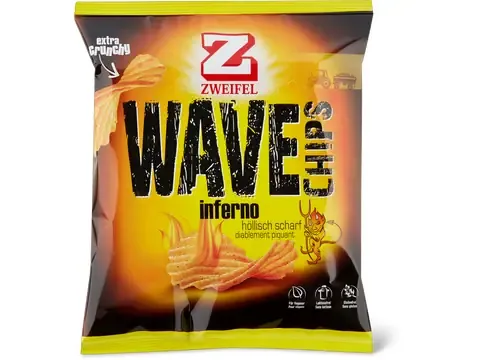 Zweifel Wave · Chips · inferno 120g