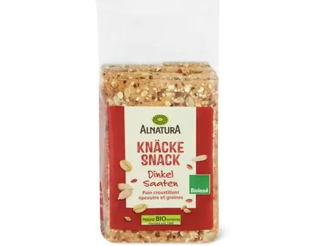 Alnatura · Pain croustillant · Bio, Pain croustillant d’épeautre aux graines 200g