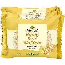 Alnatura · Galettes de riz au miel · Bio 3 x 33 g