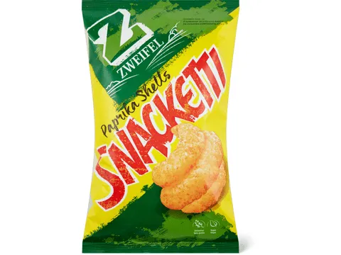Zweifel Snacketti · Paprika Shells 75g