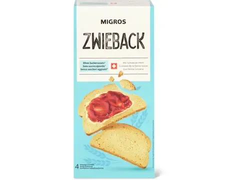 Zwiebacks · sans sucres, Sans sucre ajouté 270g