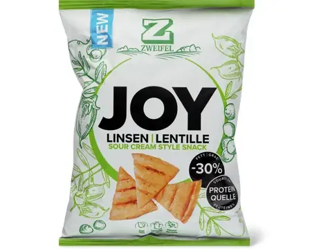 Zweifel · Joy Lentilles · Sour Cream Style 80g