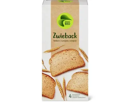 Zwieback · Bio, Complets 4 x 65g