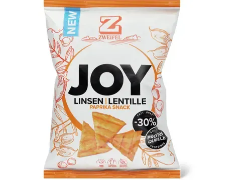 Zweifel · Joy Lentilles · Paprika 80g