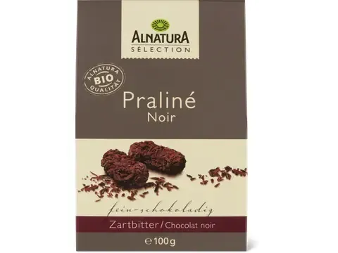 Alnatura · Praliné · Bio, Noir 100g