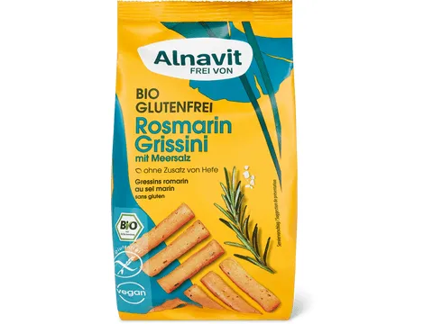 Alnavit · Gressins · Bio, Romarin au sel de mer 100g