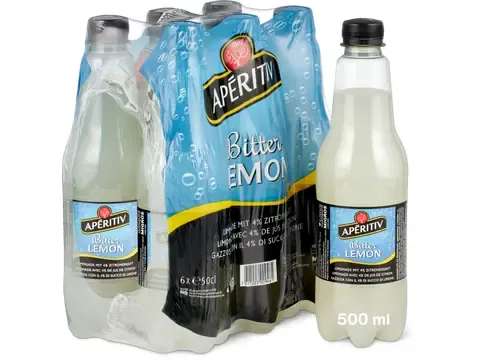 Apéritiv · Bitter Lemon · Limonade avec 4% de jus de citron 1x500ml