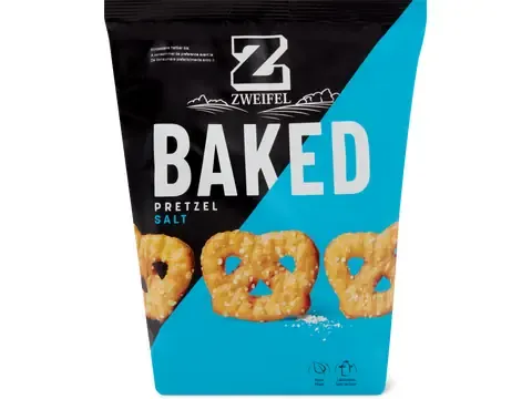 Zweifel Baked · Pretzel · Salt 180g