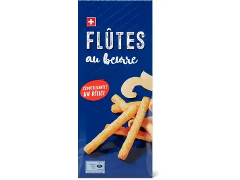 Flûtes · au beurre 150g