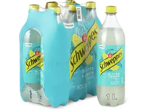 Schweppes · Bitter lemon · Pauvre en calories 1x1l