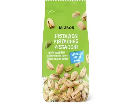 Pistaches · grillées et salées 250g