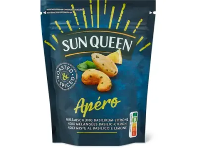 Sun Queen Apéro · Noix mélangées · Basilic-citron 170g