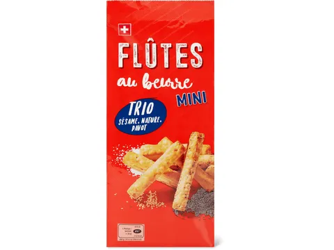 Mini flûtes · au beurre 150g