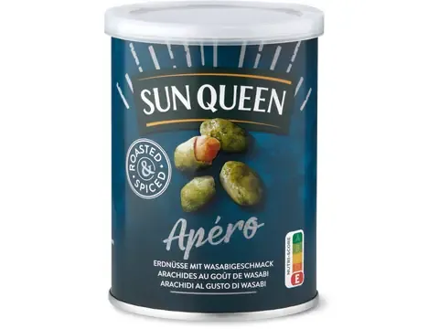 Sun Queen Apéro · Arachides · au goût de wasabi 150g