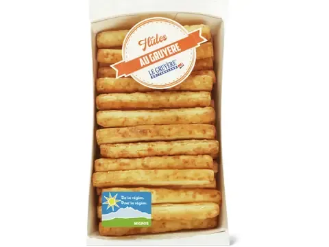 Flûtes AOP · De la région, au gruyère 120g