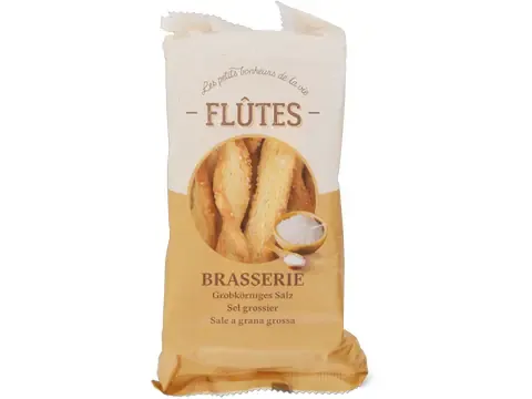 Flûtes · Brasserie Sel grossier 130g